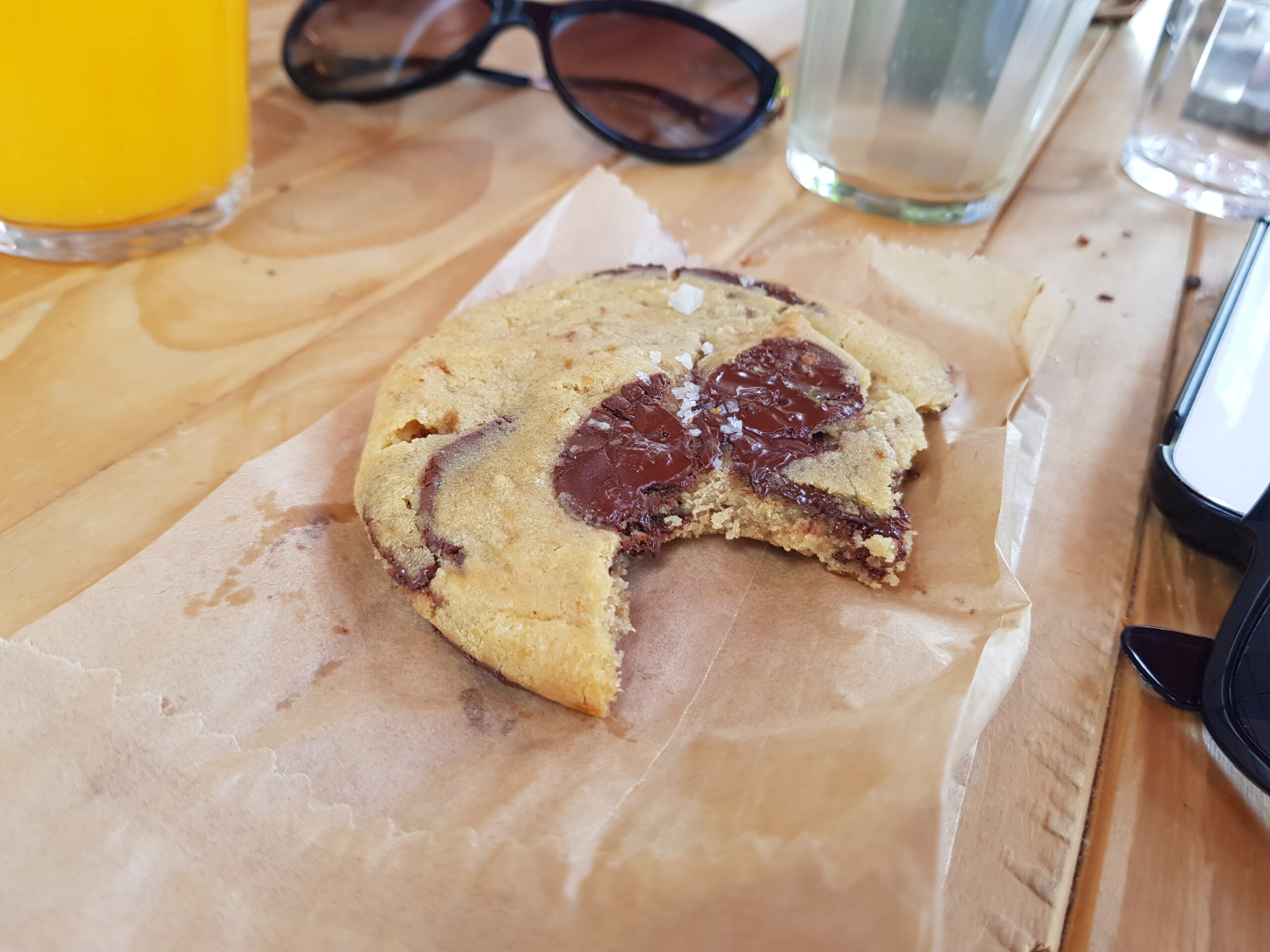 Cookie de chocolate da Maça Padaria Brasileira